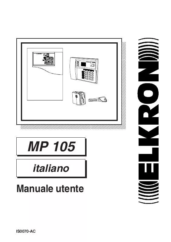 Mode d'emploi ELKRON MP105