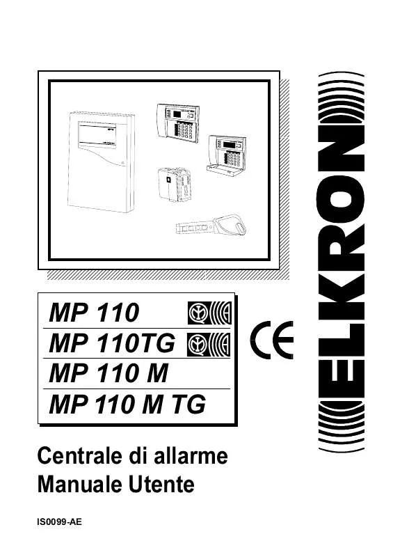 Mode d'emploi ELKRON MP110 M TG