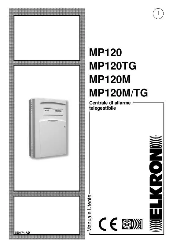 Mode d'emploi ELKRON MP120M-TG