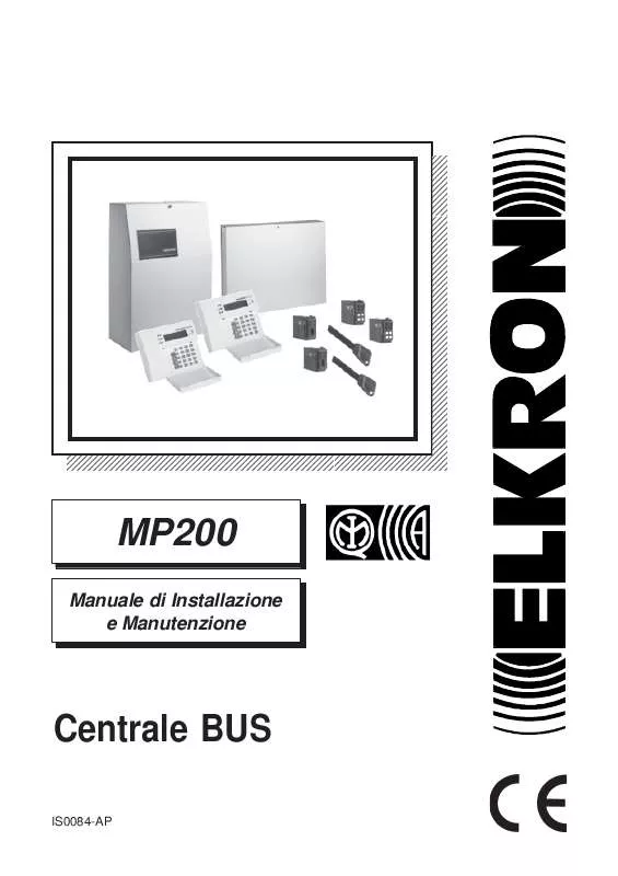 Mode d'emploi ELKRON MP200