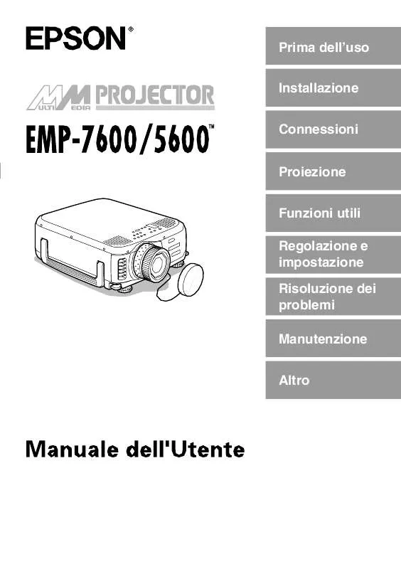 Mode d'emploi EPSON EMP-5600