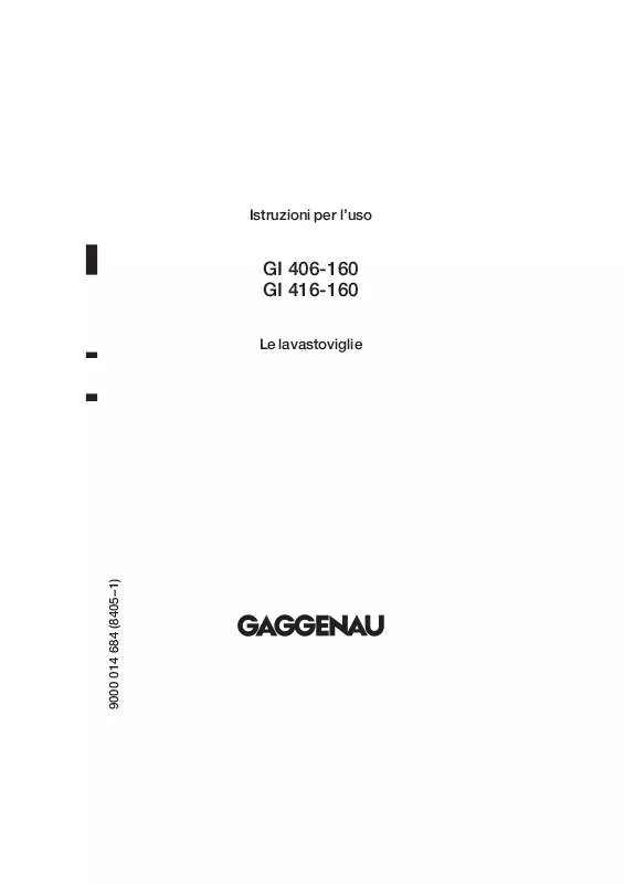 Mode d'emploi GAGGENAU GI416160