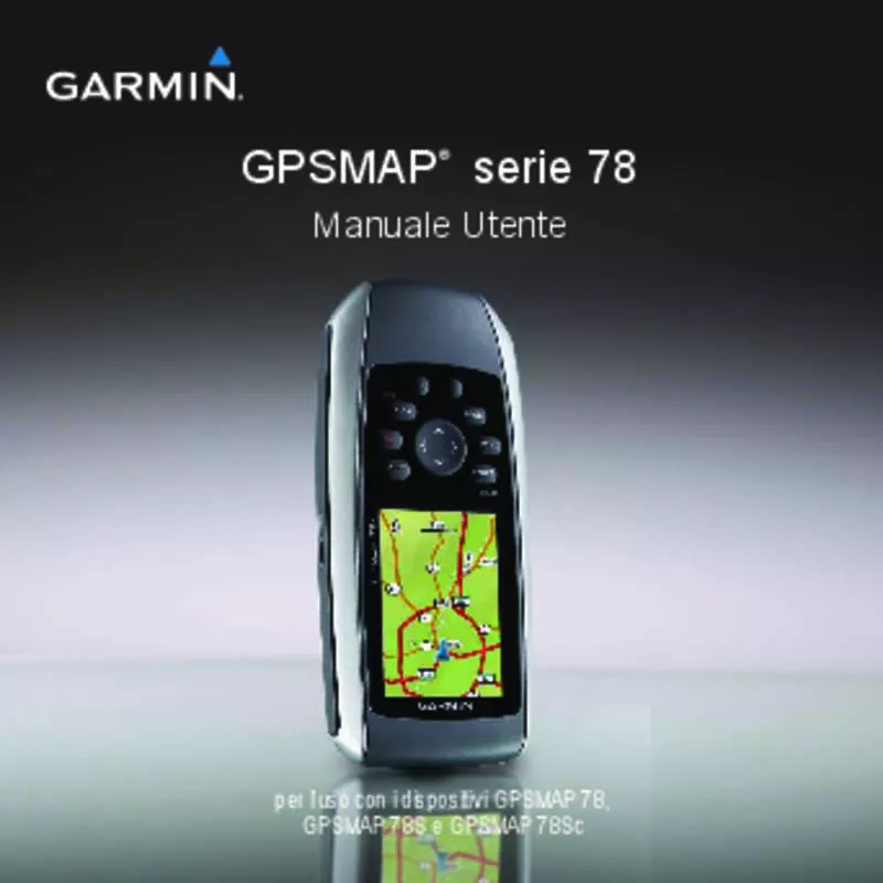 Mode d'emploi GARMIN GPSMAP 78