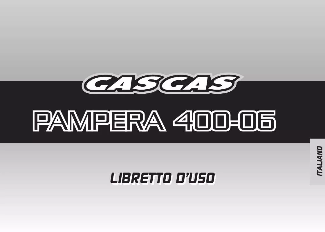 Mode d'emploi GAS GAS PAMPERA 400
