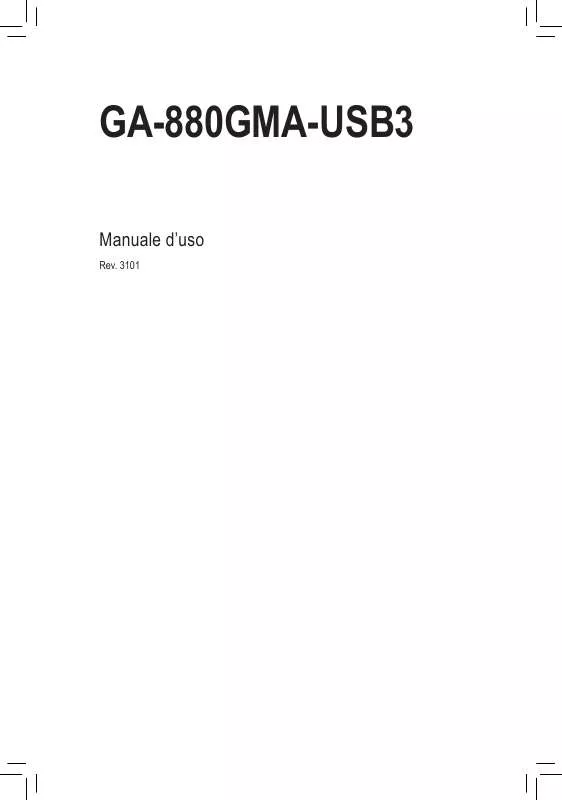 Mode d'emploi GIGABYTE GA-880GMA-USB3