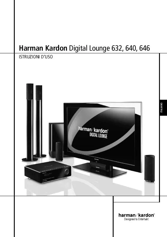 Mode d'emploi HARMAN KARDON DL 632EX
