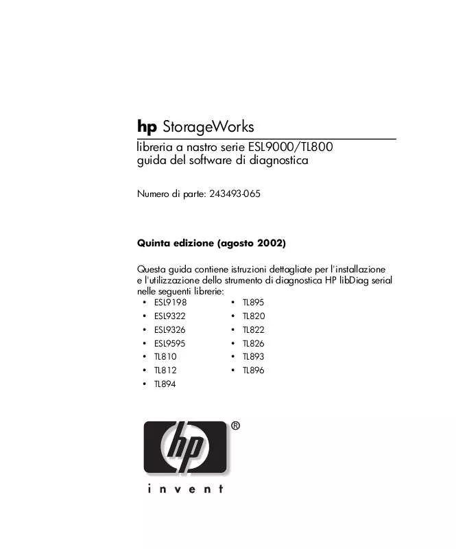 Mode d'emploi HP COMPAQ STORAGEWORKS TL895 DLT LIBRARY