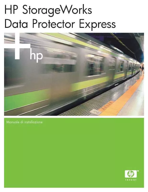 Mode d'emploi HP DATA PROTECTOR EXPRESS SOFTWARE