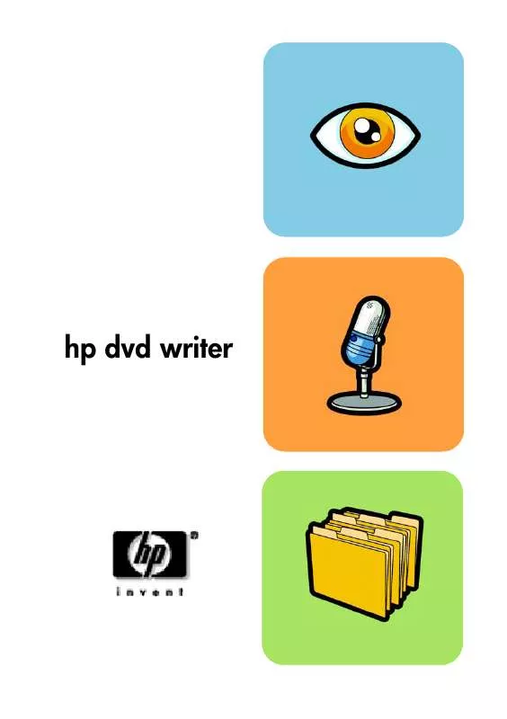Mode d'emploi HP DVD WRITER DVD200E