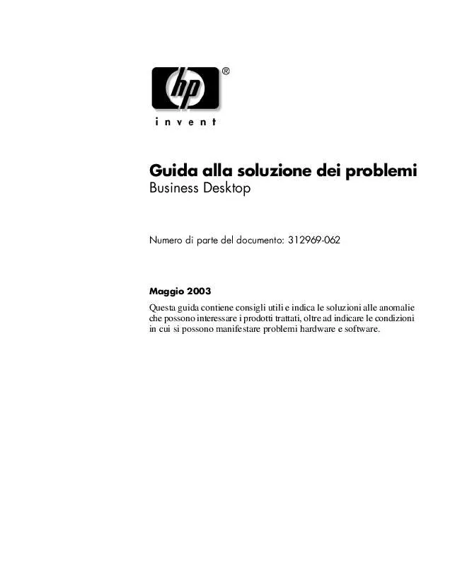Mode d'emploi HP DX6050 MICROTOWER