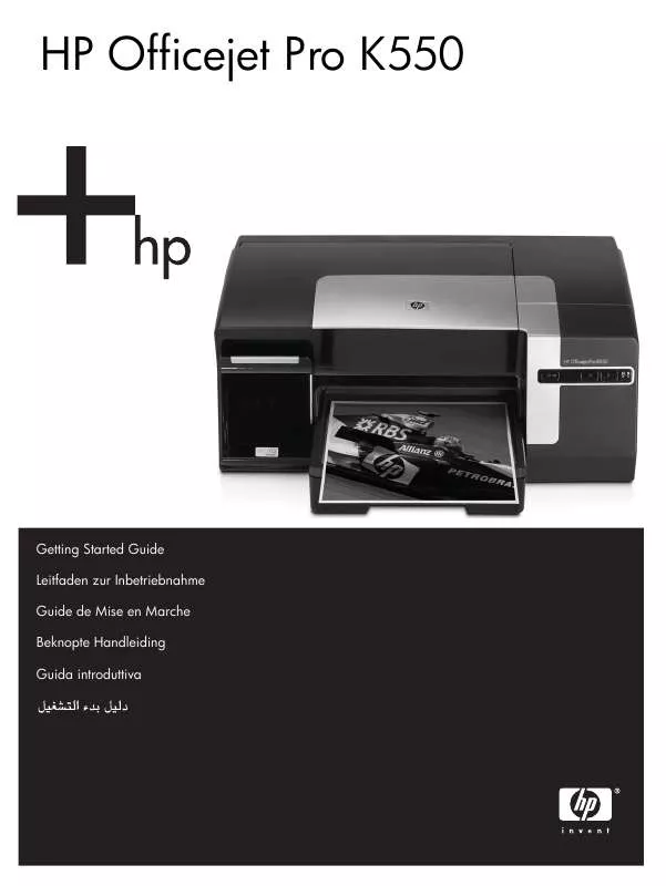 Mode d'emploi HP OFFICEJET PRO K550