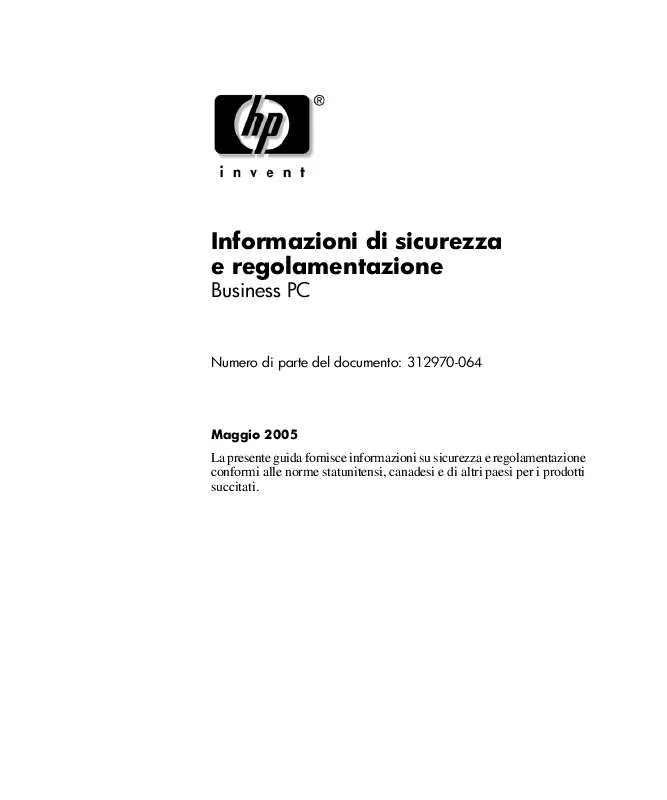 Mode d'emploi HP POINT OF SALE RP5000