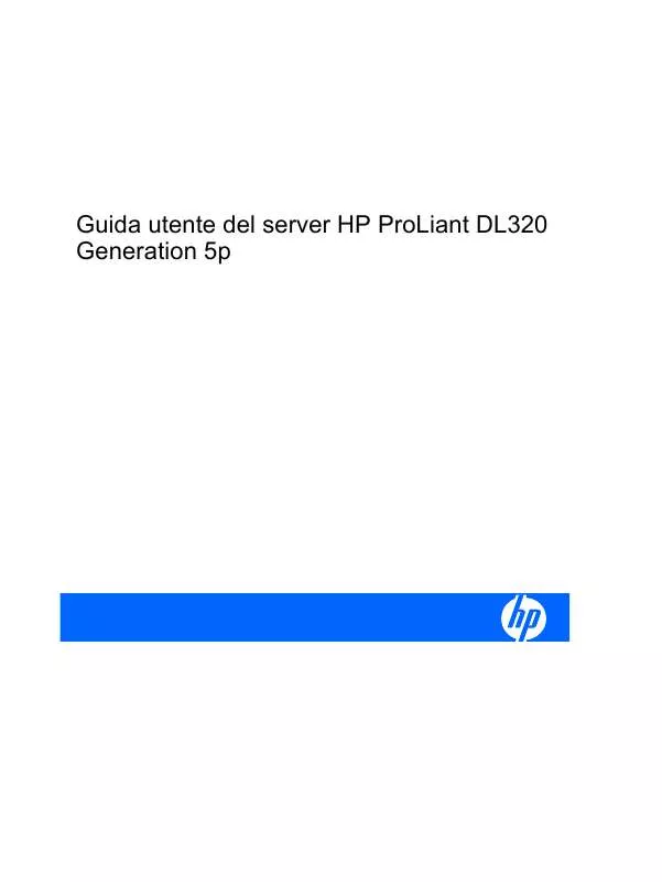 Mode d'emploi HP PROLIANT DL320 G5P SERVER