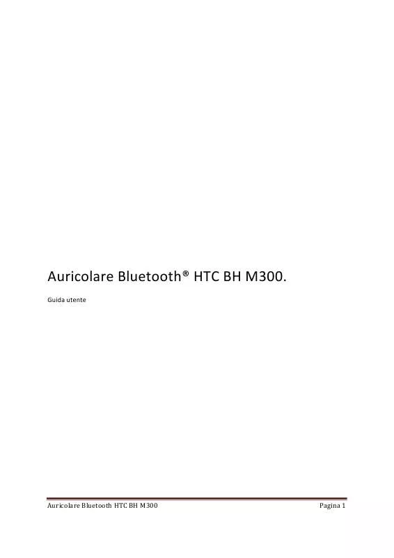 Mode d'emploi HTC BH M300