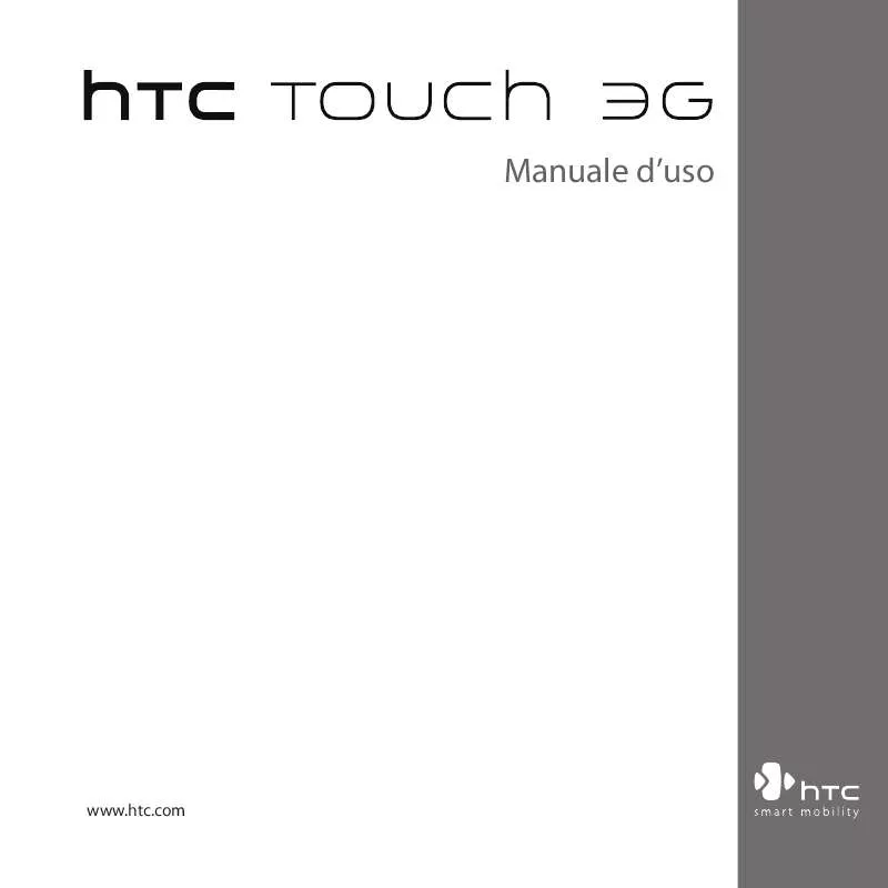 Mode d'emploi HTC TOUCH 3G