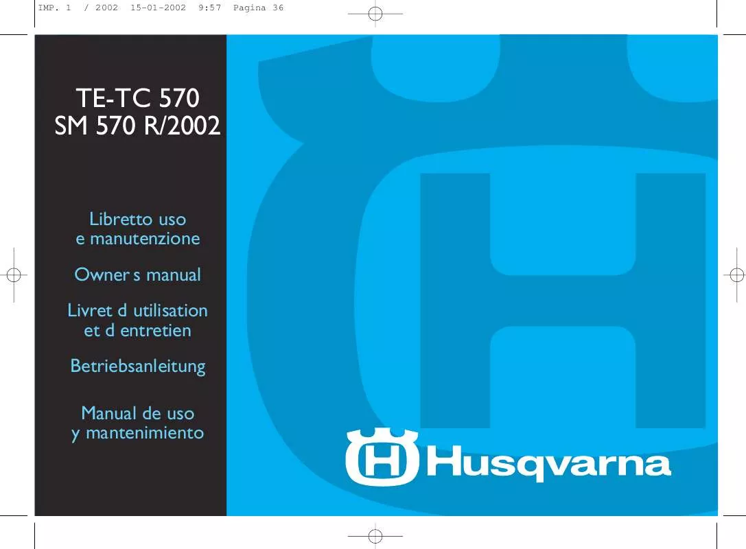 Mode d'emploi HUSQVARNA TE-TC570