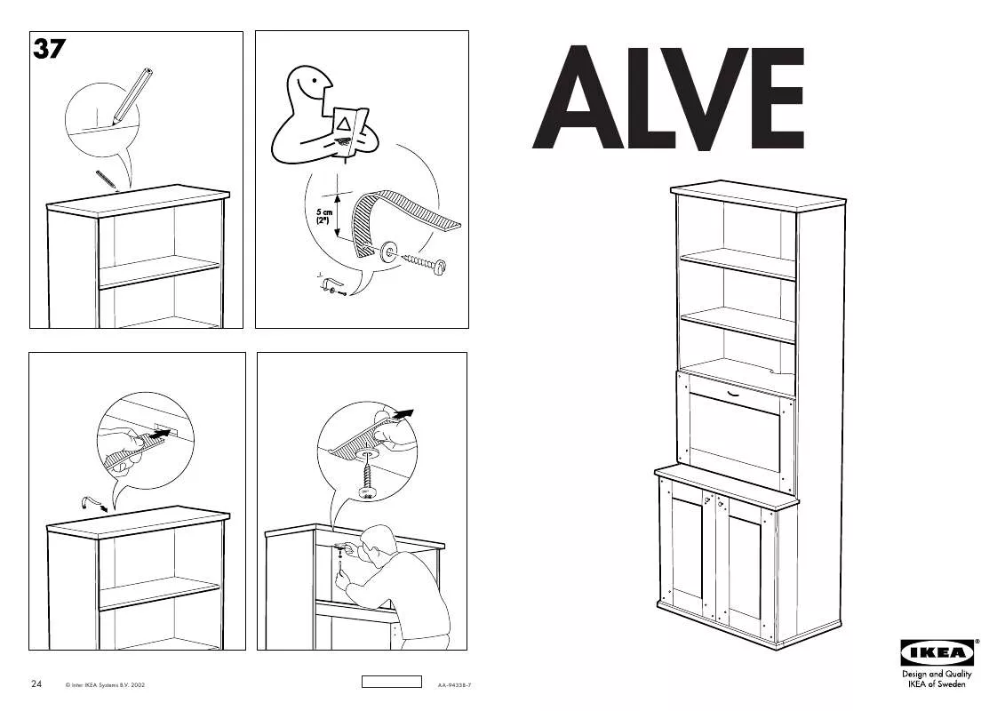 Mode d'emploi IKEA ALVE MOBILE STUDIO 82X45 CM
