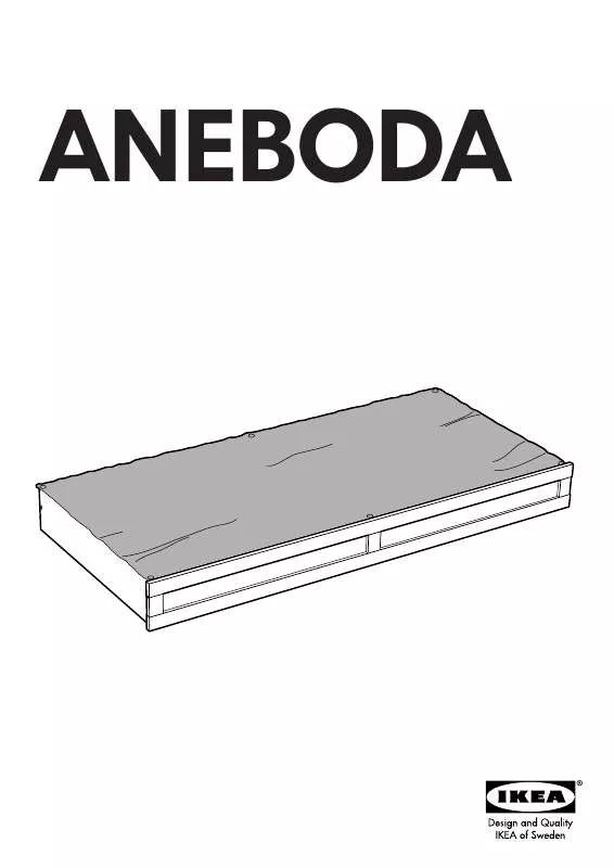 Mode d'emploi IKEA ANEBODA CASSETTO LETTO SCORREVOLE 151X67 CM
