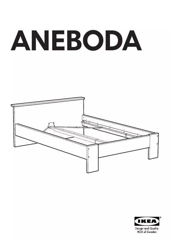 Mode d'emploi IKEA ANEBODA STRUTTURA LETTO 2 PIAZZE