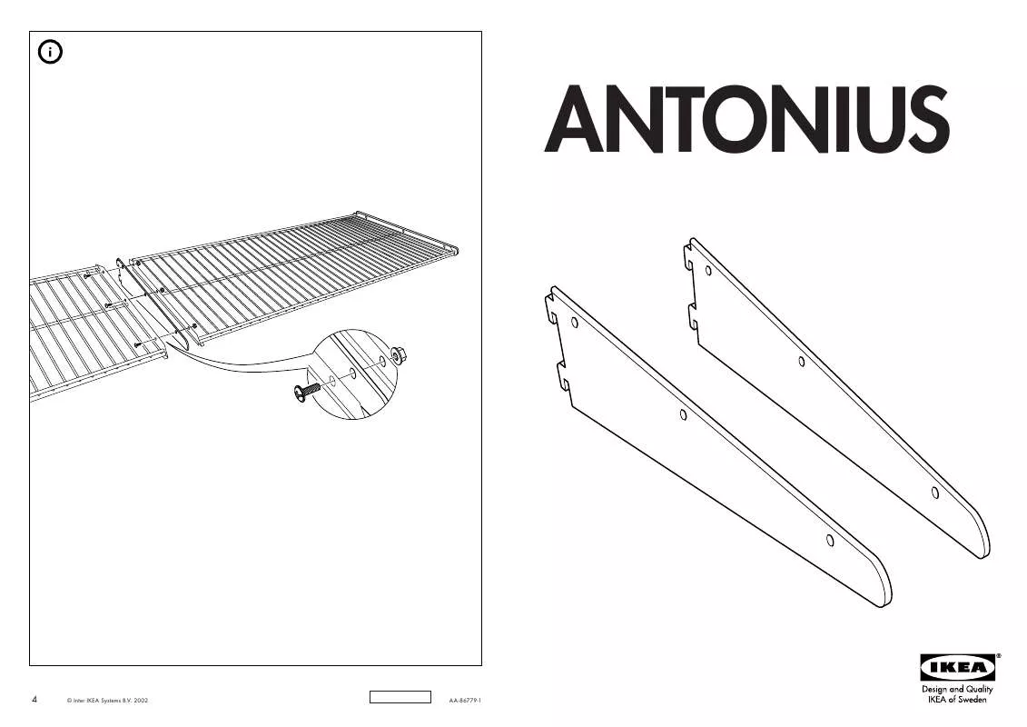 Mode d'emploi IKEA ANTONIUS STAFFA 52 CM