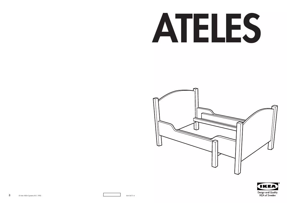 Mode d'emploi IKEA ATELES LETTO ALLUNGABILE 80X200 CM