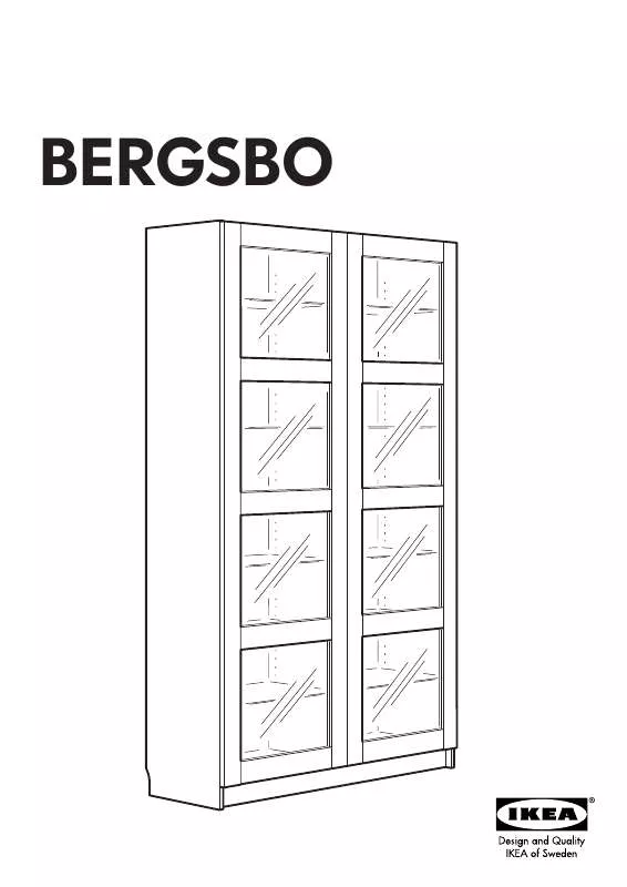 Mode d'emploi IKEA BERGSBO LIB/ANTE VET 120X202