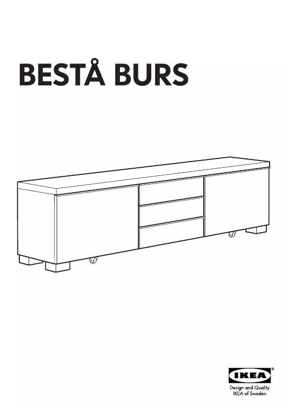 Mode d'emploi IKEA BESTÅ BURS MOBILE TV 180X41 CM