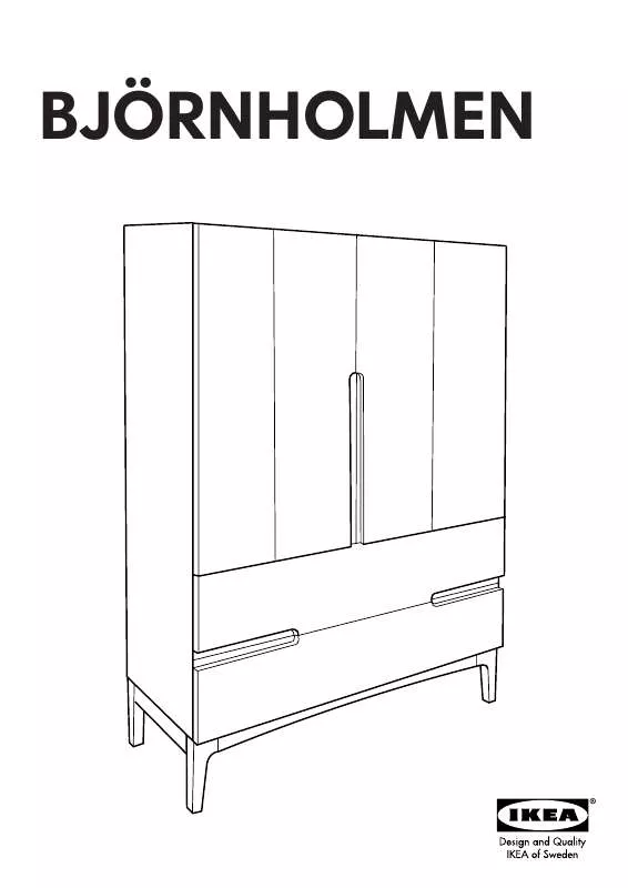 Mode d'emploi IKEA BJONHOLMEN MOBILE TV 130X155 CM