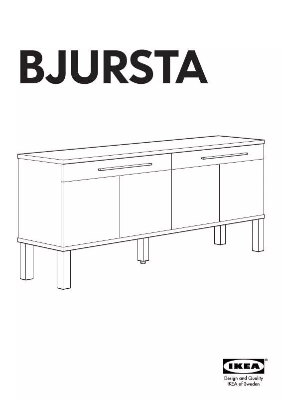 Mode d'emploi IKEA BJURSTA TAVOLO 155X68 CM