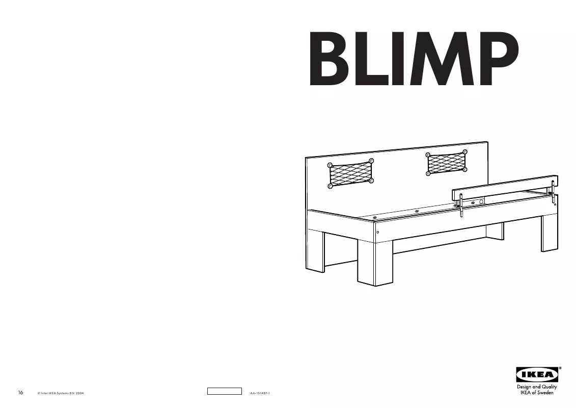 Mode d'emploi IKEA BLIMP STR/LET SPONDE 70X160 CM