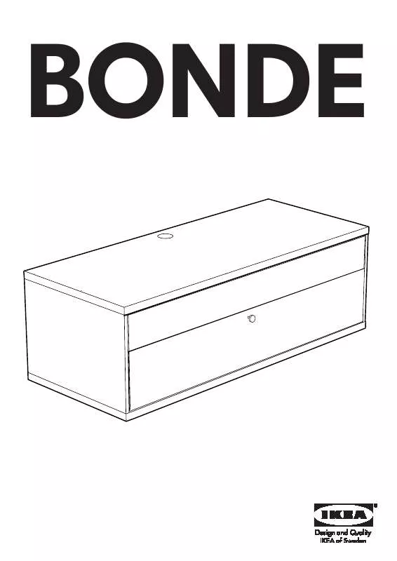 Mode d'emploi IKEA BONDE MOB TV