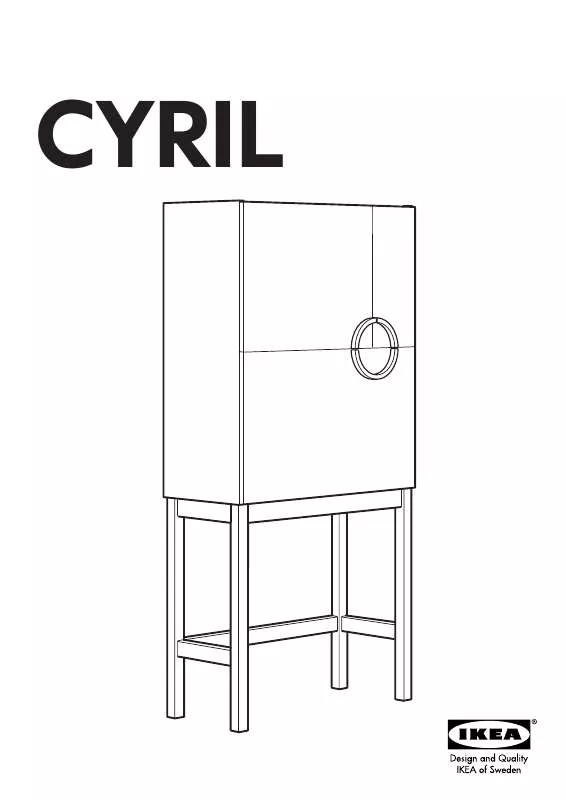 Mode d'emploi IKEA CYRIL MOBILE COMPUTER