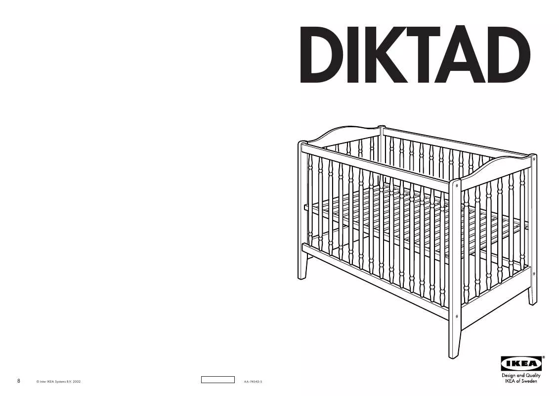 Mode d'emploi IKEA DIKTAD LETTINO 55X112 CM