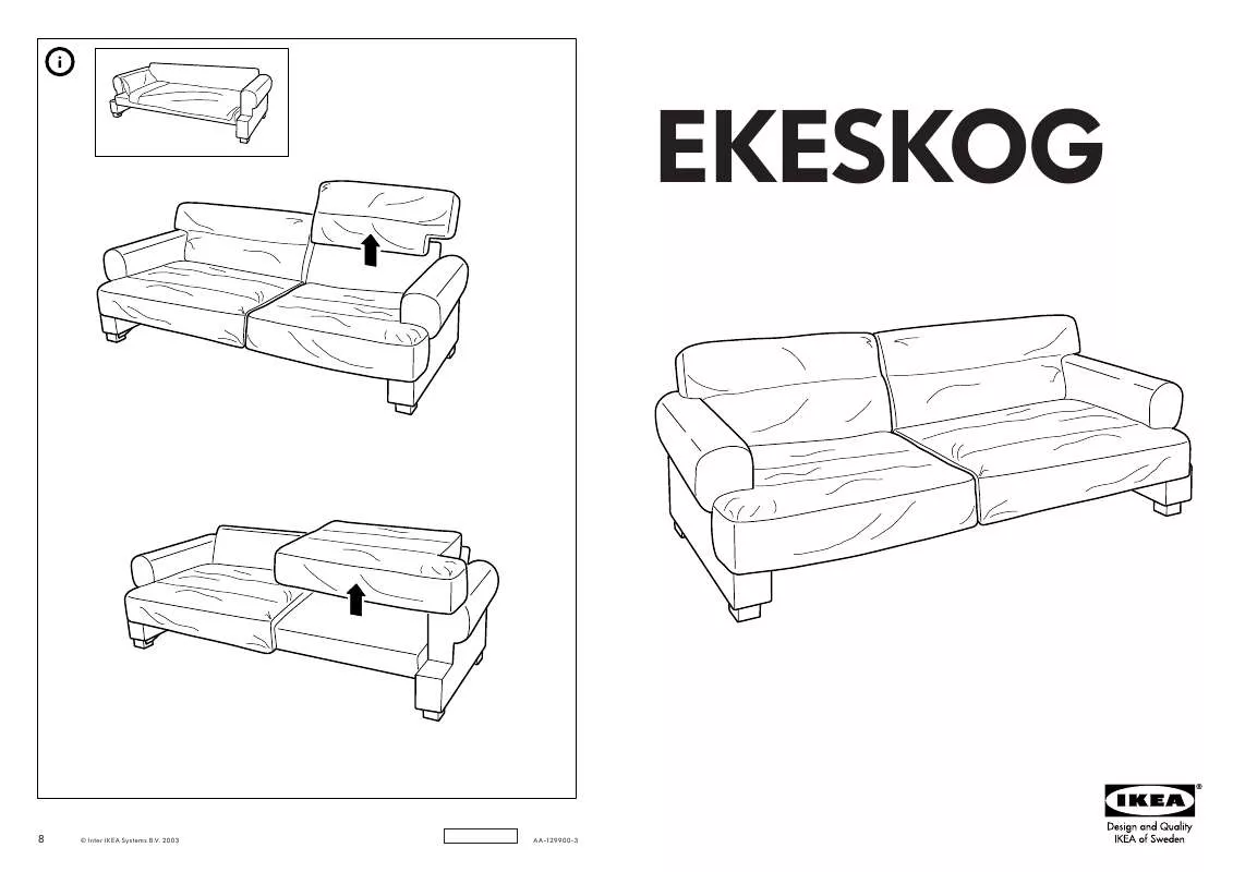 Mode d'emploi IKEA EKESKOG STRUTTURA DIVANO LETTO 3