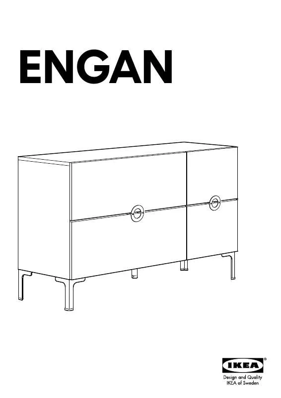 Mode d'emploi IKEA ENGAN CASSETTIERA 4 CASSETTI 78X70CM