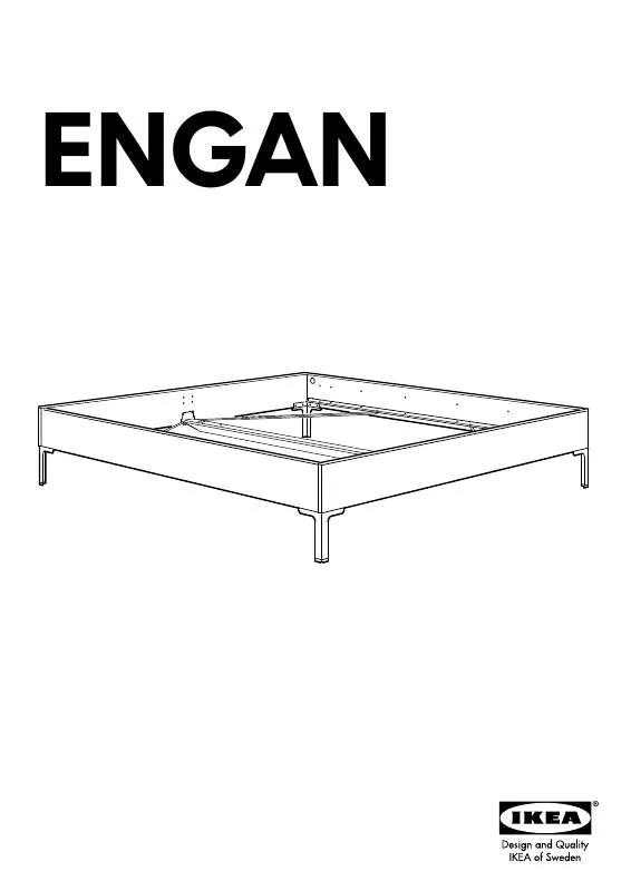 Mode d'emploi IKEA ENGAN STRUTTURA LETTO 140X200 CM