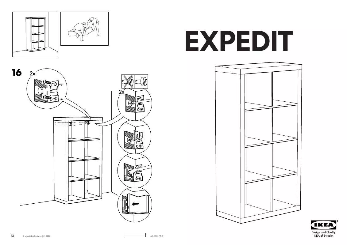 Mode d'emploi IKEA EXPEDIT LIBRERIA 149X79 CM