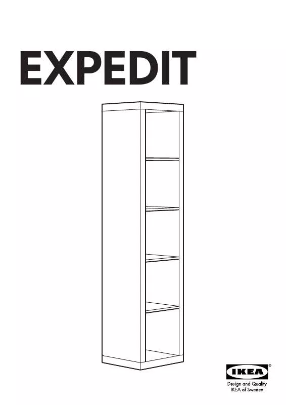 Mode d'emploi IKEA EXPEDIT SCAFFALE 44X185 CM
