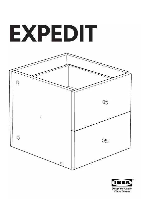 Mode d'emploi IKEA EXPEDIT STRUTTURA INTERNA 2 CASSETTI 33X33 CM
