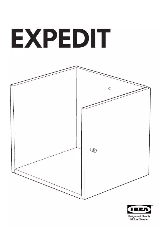 Mode d'emploi IKEA EXPEDIT STRUTTURA INTERNA CON ANTA 33X33 CM