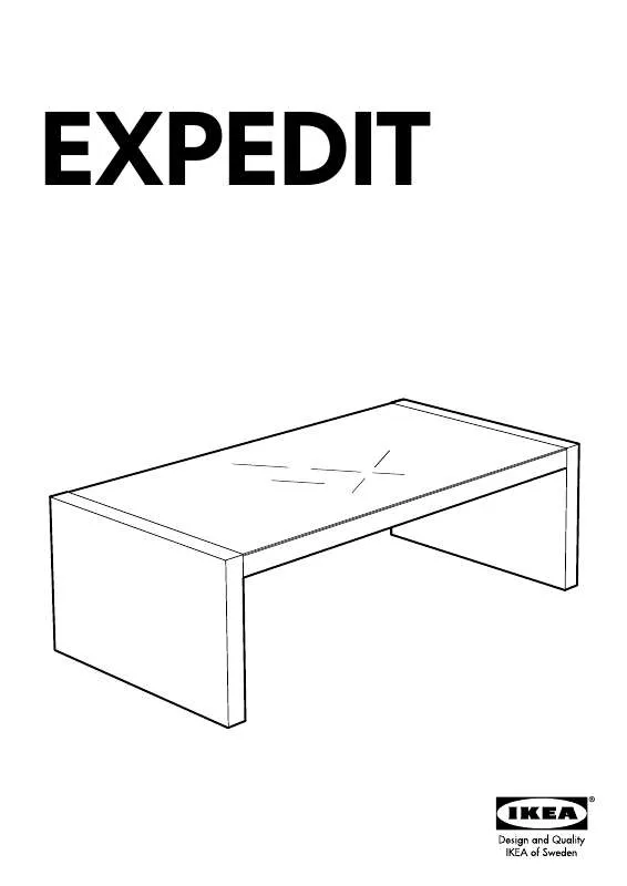 Mode d'emploi IKEA EXPEDIT TAVOLINO 78X78