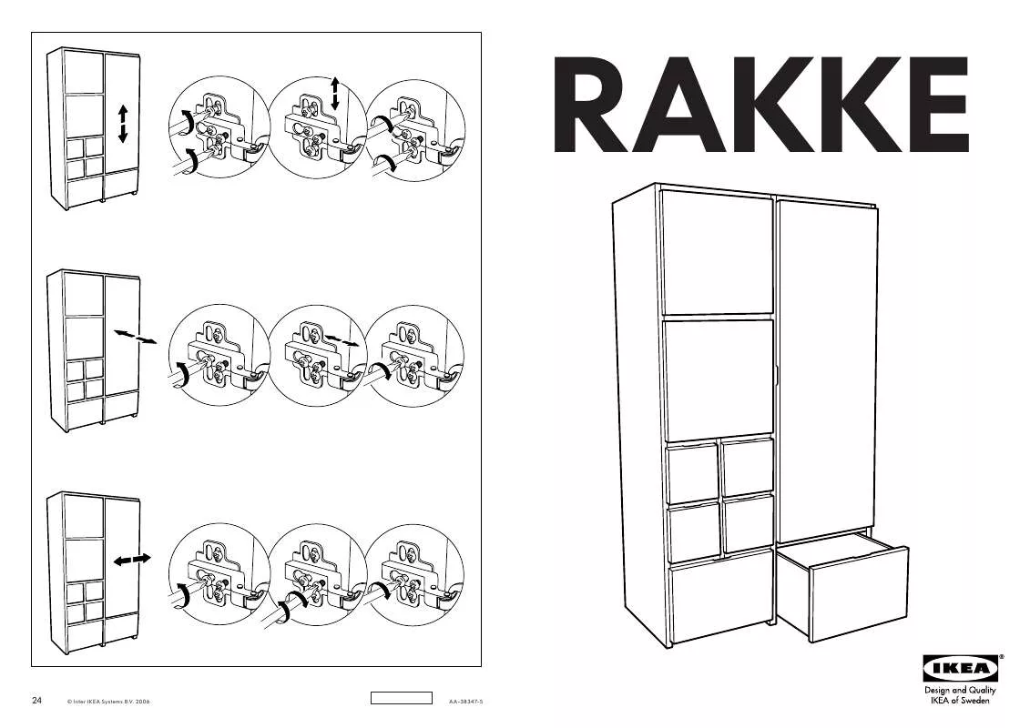 Mode d'emploi IKEA RAKKE GUARDAROBA