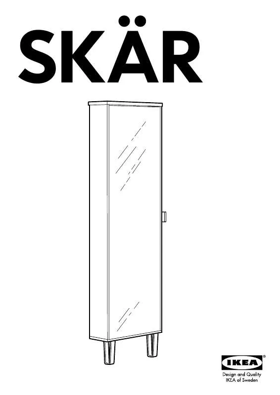 Mode d'emploi IKEA SKAR MOBILE SPECCHIO 53X187