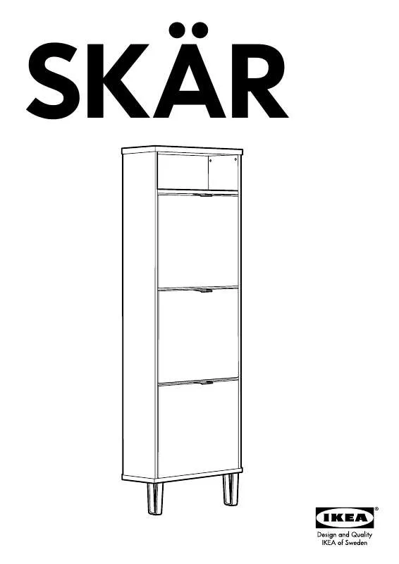 Mode d'emploi IKEA SKÄR SCARPIERA 3 CASSETTI