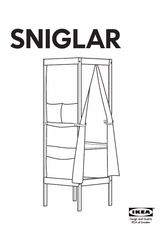 Mode d'emploi IKEA SNIGLAR GUARDAROBA 60X170 CM