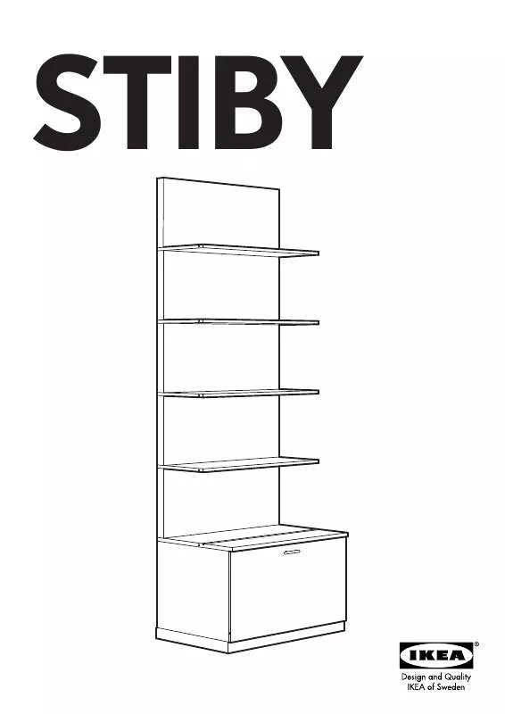 Mode d'emploi IKEA STIBY CASS/PANNELLO 4 RIPIANI