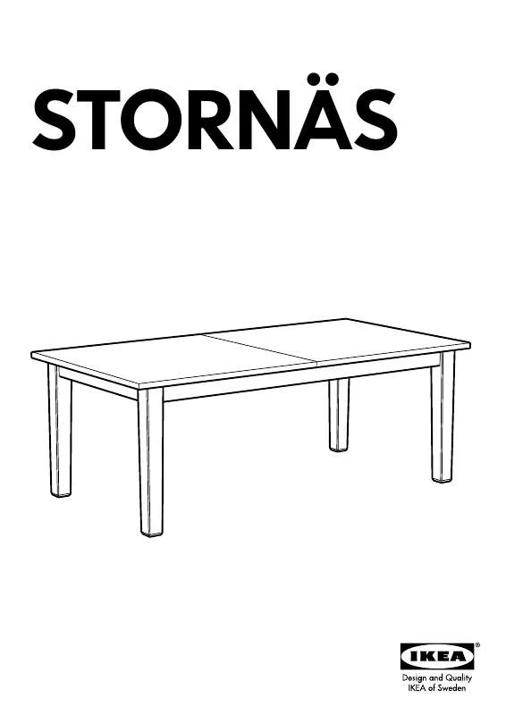 Mode d'emploi IKEA STORNAS TAVOLO BASSO