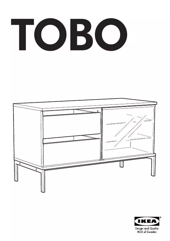 Mode d'emploi IKEA TOBO MOBILE TV 114X50 CM