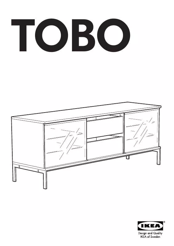 Mode d'emploi IKEA TOBO MOBILE TV 170X50 CM