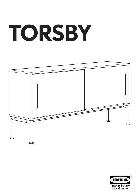Mode d'emploi IKEA TORSBY BUFFET 150X74